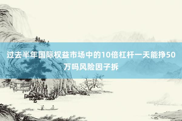过去半年国际权益市场中的10倍杠杆一天能挣50万吗风险因子拆